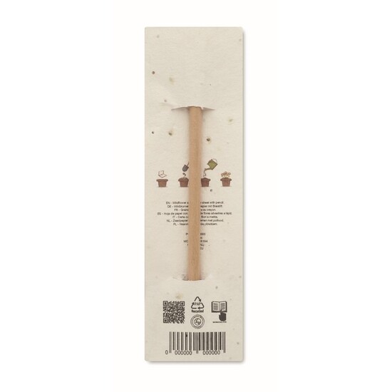 Bleistift in Einsteckhülle