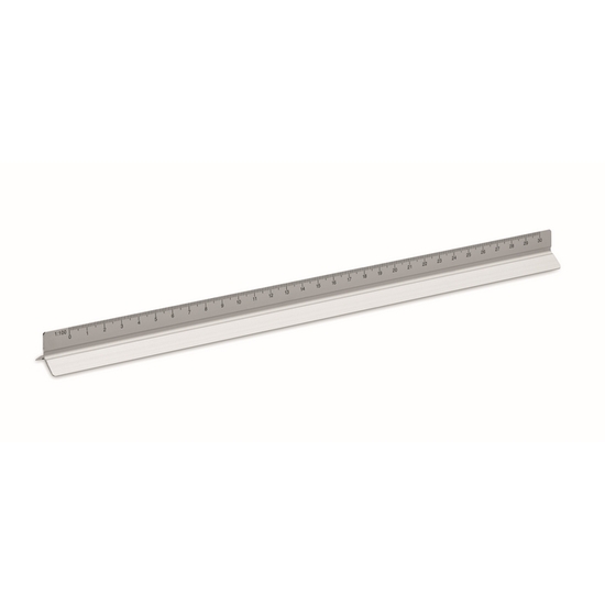 Dreikantlineal Aluminium 30cm