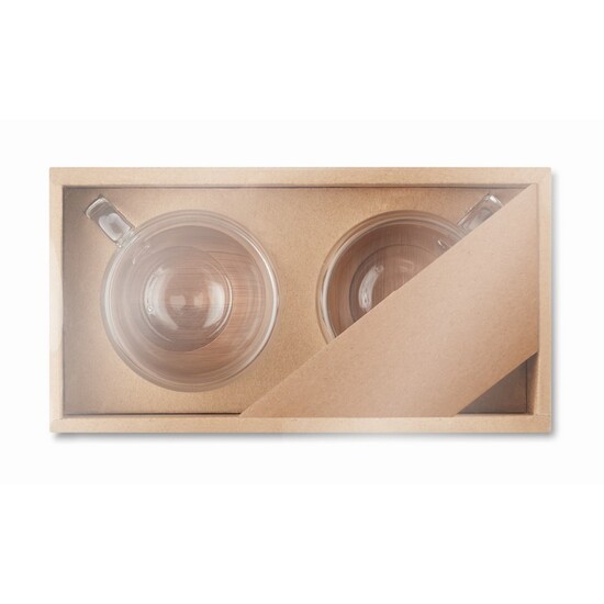 Set mit 2 Espressogläsern