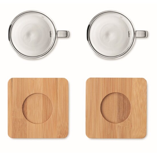 Set mit 2 Espressogläsern