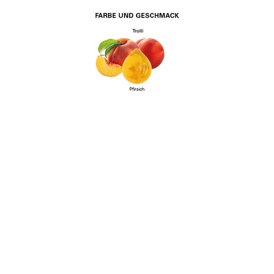 Minitüte, 15 g, Papierfolie weiß, Trolli Vitamin Fruchtgummi