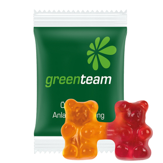 Trolli Team Gummibärchen Premium, Folie kompostierbarer weiß