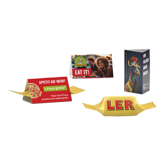 Werbedreieck Mini, Toblerone Tiny 1er