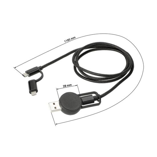 Schnell-Ladekabel "Flexi", 5 in 1