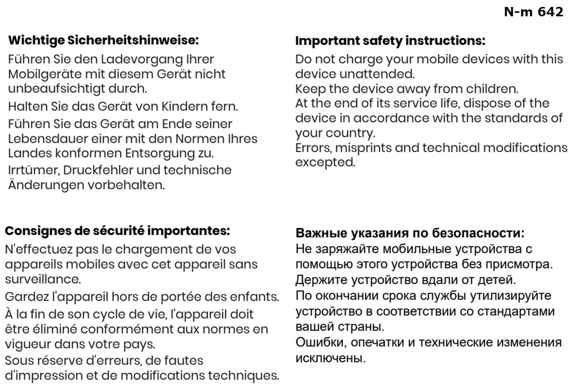METER Ladekabel 100W
