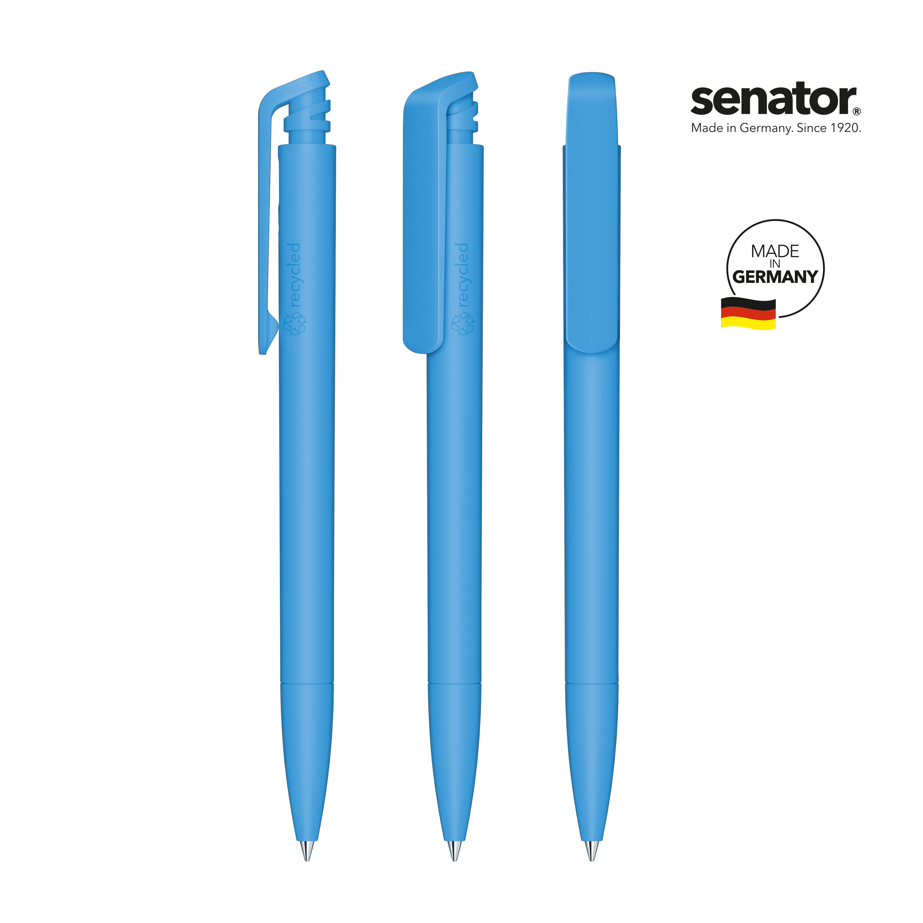 senator Trento Matt Recycled Druckkugelschreiber