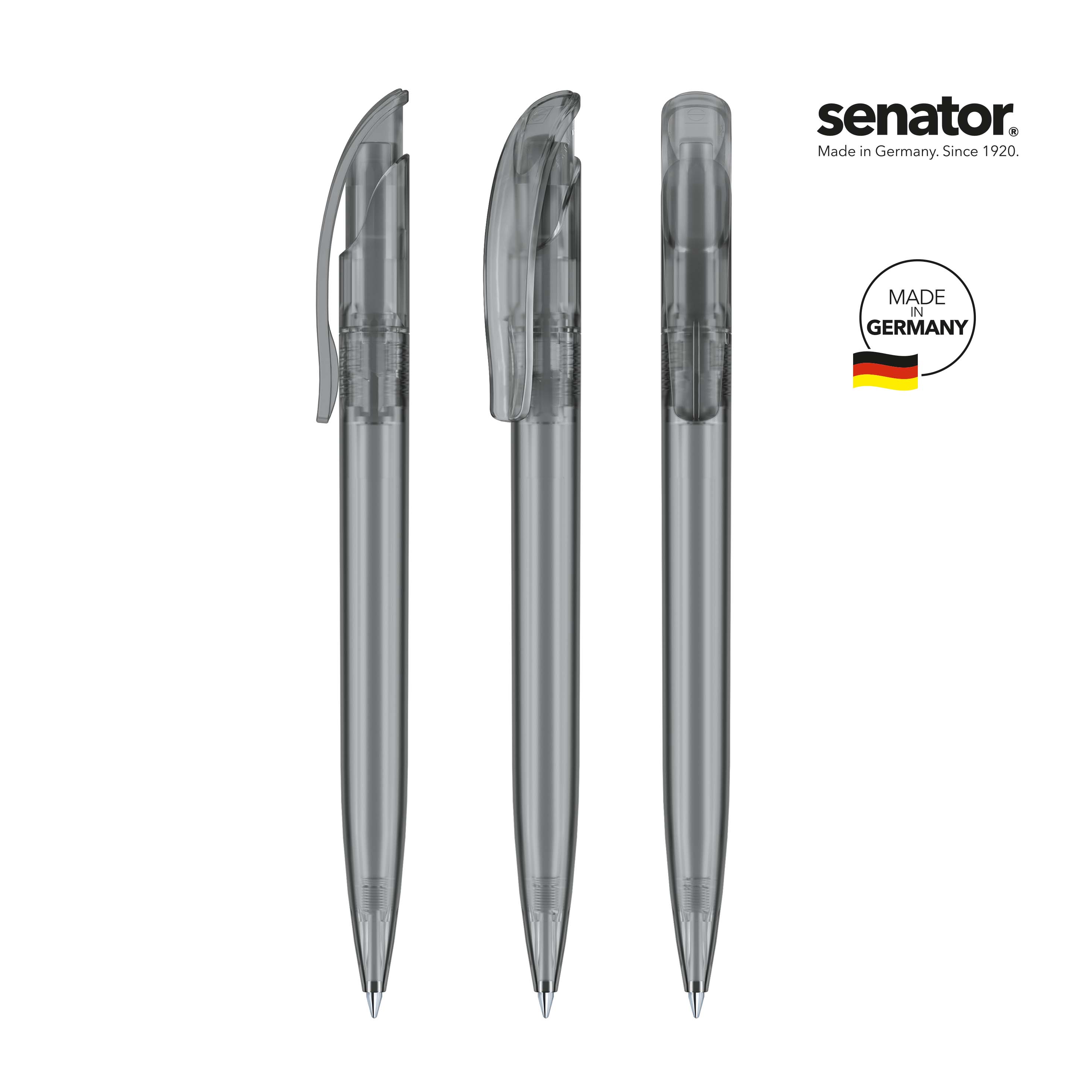 senator Challenger Frosted  Druckkugelschreiber
