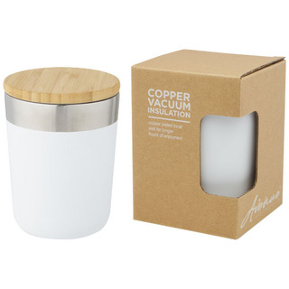 Lagan 330 ml Kupfer-Vakuum Isolierbecher mit Bambusdeckel