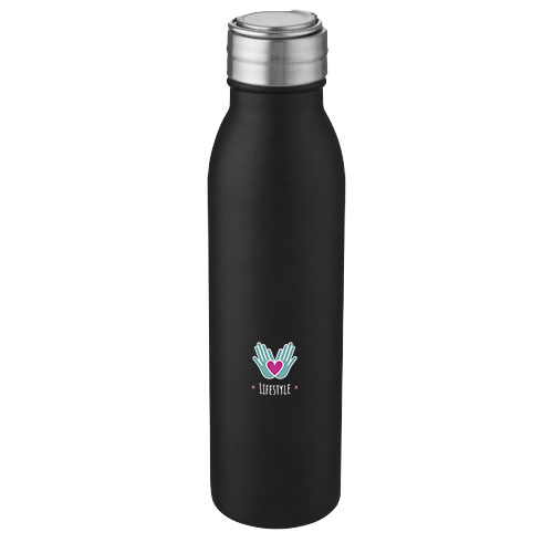 Harper 700 ml RCS-zertifizierte Sportflasche aus Edelstahl mit Metallschlaufe