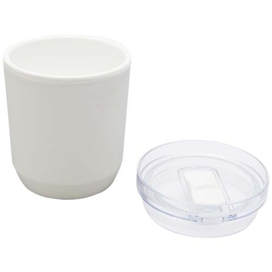 Hudson 180 ml doppelwandiger Becher aus recyceltem Kunststoff