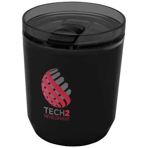 Hudson 180 ml doppelwandiger Becher aus recyceltem Kunststoff