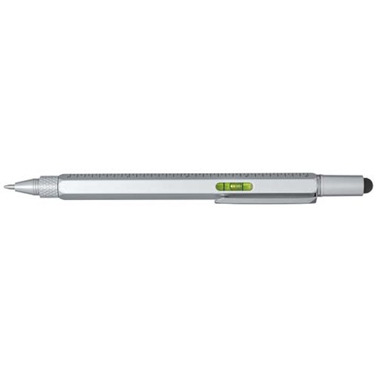Dora Multifunktionsstift aus recyceltem Aluminium (schwarze Mine)