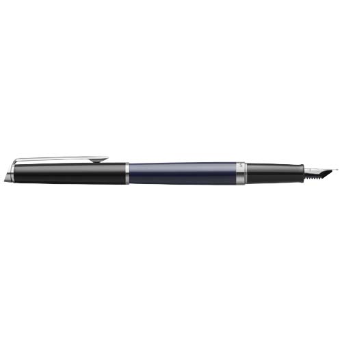 Waterman Hemisphere Color-Block Füllfederhalter mit Palladiumbeschichtung (blaue Mine)