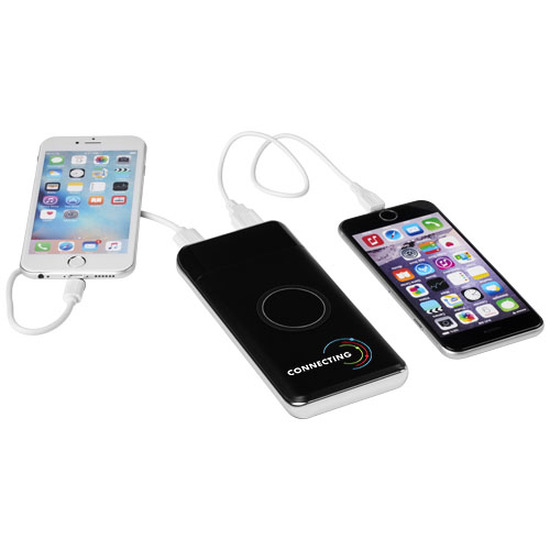 Constant 10000 mAh kabellose Powerbank mit LED