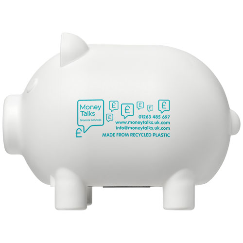 Oink kleines Sparschwein aus recyceltem Kunststoff