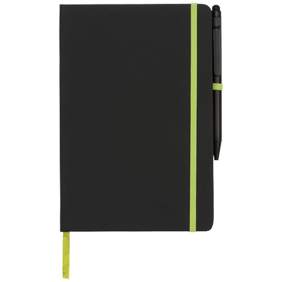 Noir Edge A5 Notizbuch mit farbigem Rand