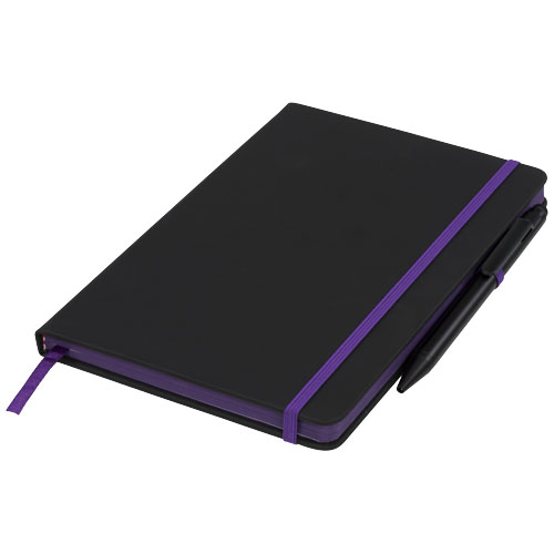 Noir Edge A5 Notizbuch mit farbigem Rand