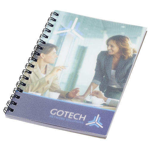 Desk-Mate® A6 Notizbuch mit Kunststoff Cover und Spiralbindung