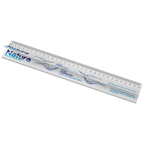 Sticky-Mate® Haftnotizen mit gedrucktem 30 cm Lineal aus recyceltem Material