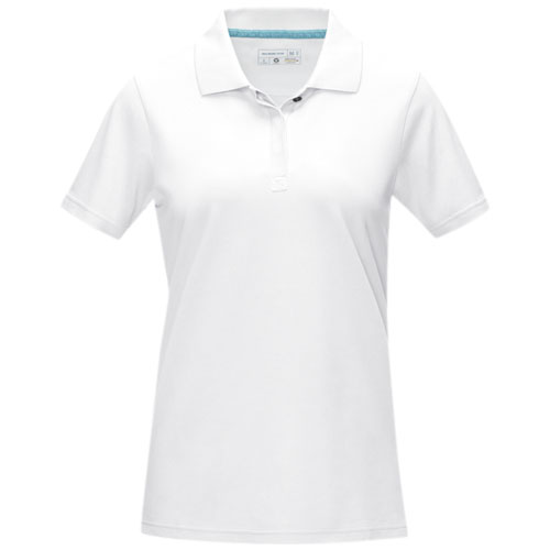 Graphite Poloshirt aus Bio-Baumwolle für Damen