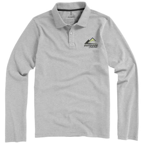 Oakville Langarm Poloshirt für Herren