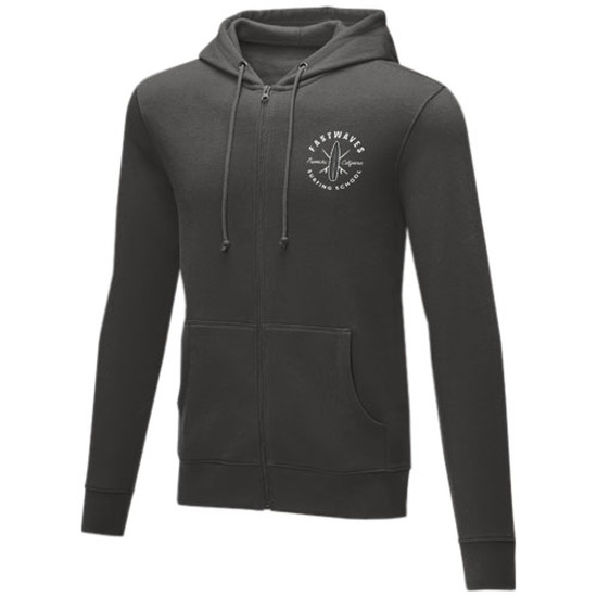 Theron Herren Kapuzenpullover mit Reißverschluss