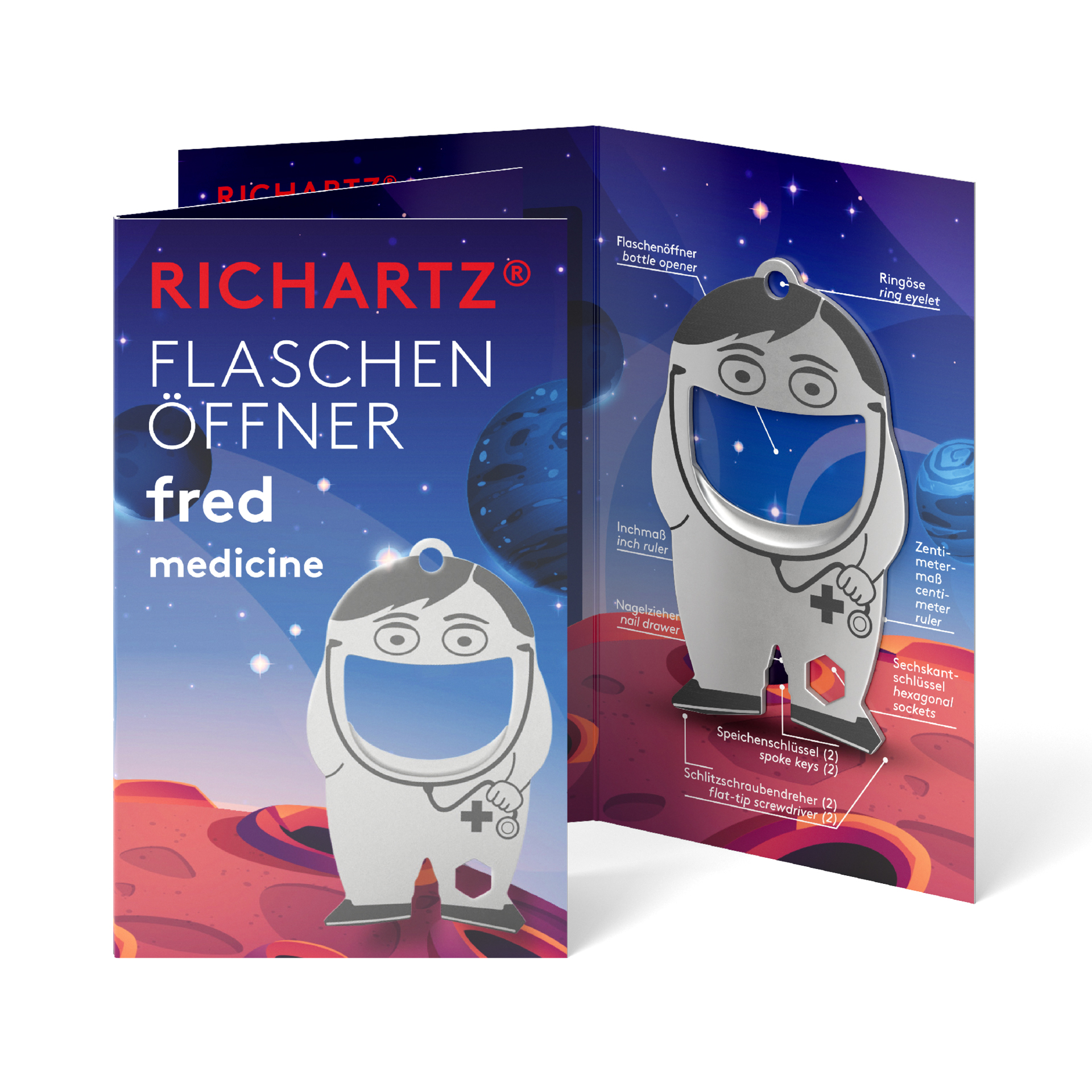 RICHARTZ® FLASCHENÖFFNER fred medicine