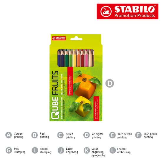 STABILO GREENtrio Farbstift 12er-Set