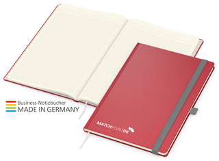 Notizbuch Vision-Book Creme Bestseller A4, rot