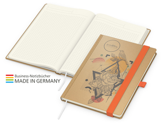 Match-Book Creme Bestseller A4 Natura braun-individuell, orange