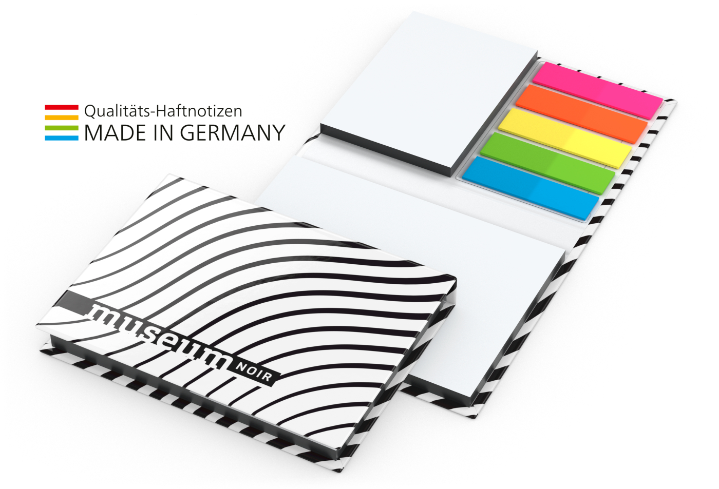 Budapest White Bestseller Bookcover gloss-individuell, Farbschnitt schwarz