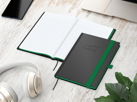 Notizbuch Color-Book Bestseller, A5, grün