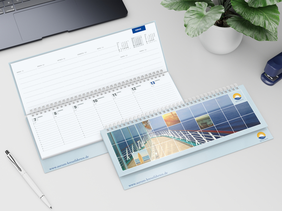 Tisch-Querkalender Master Cover-Star Bestseller, gloss-individuell