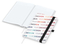 Notizbuch Match-Book White Bestseller, A5, Natura, individuell, schwarz