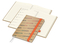 Wochenplaner Match-Hybrid Creme Bestseller, Natura braun-individuell, orange