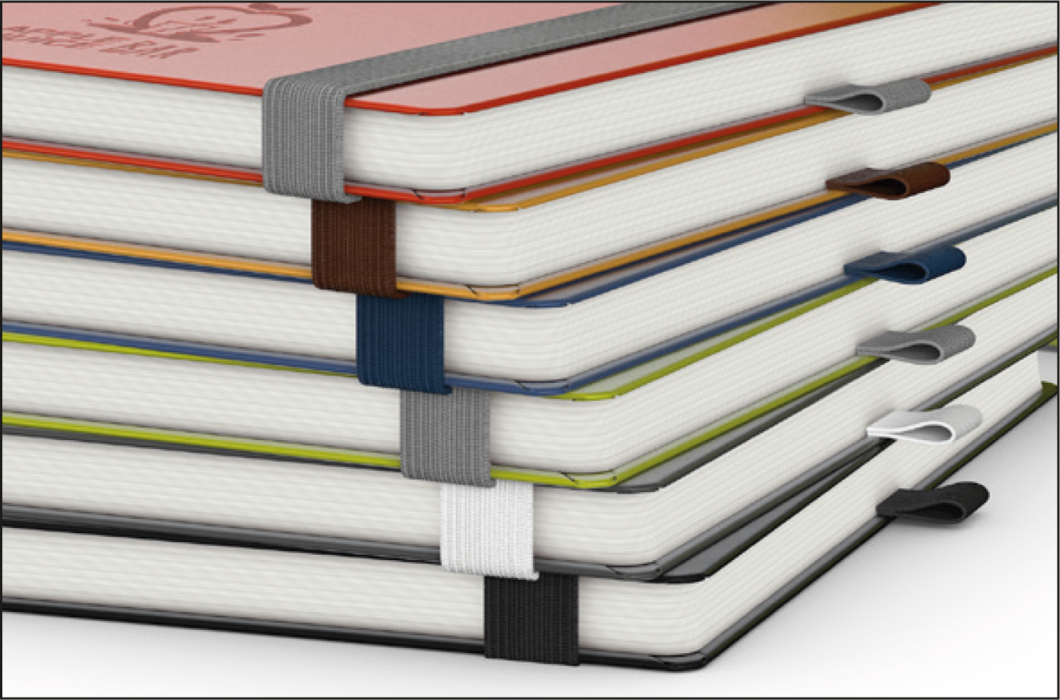 Notizbuch Organic-Book Recycling, rot