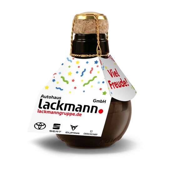 Kleinste Sektflasche der Welt Herzlichen Glückwunsch 2K1540m