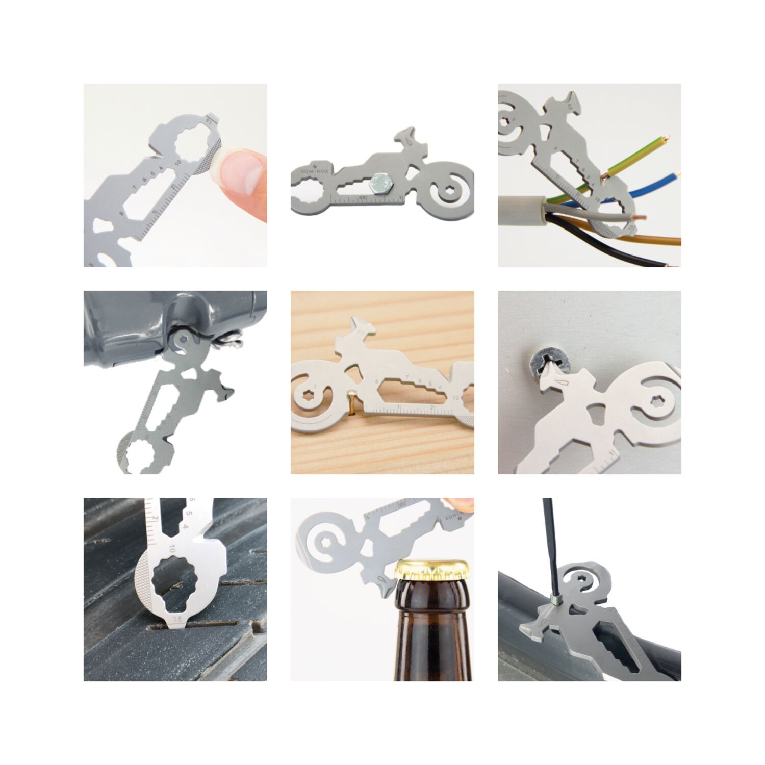 ROMINOX® Key Tool Motorbike (21 Funktionen) Happy Father's Day 2K2104d