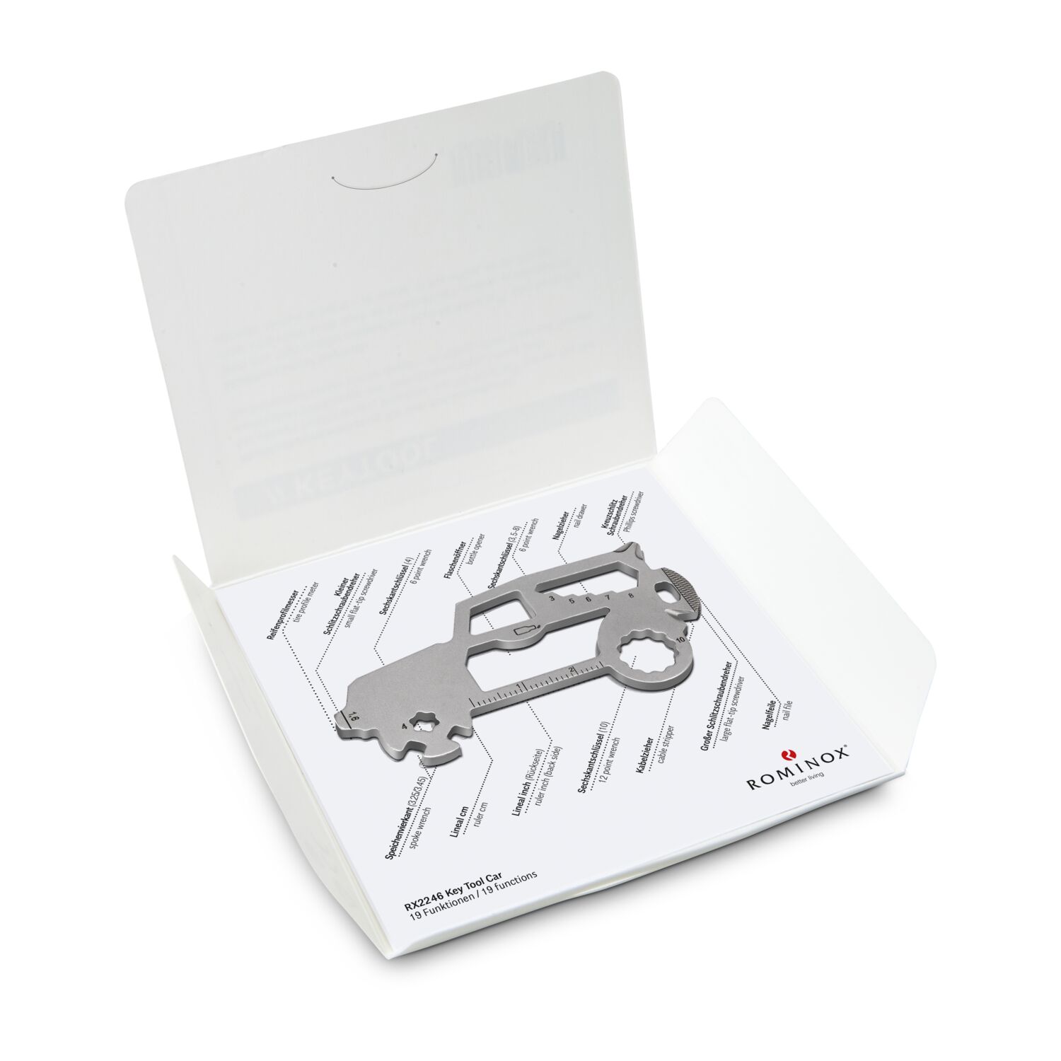 ROMINOX® Key Tool SUV (19 Funktionen) Frohe Ostern 2K2110e
