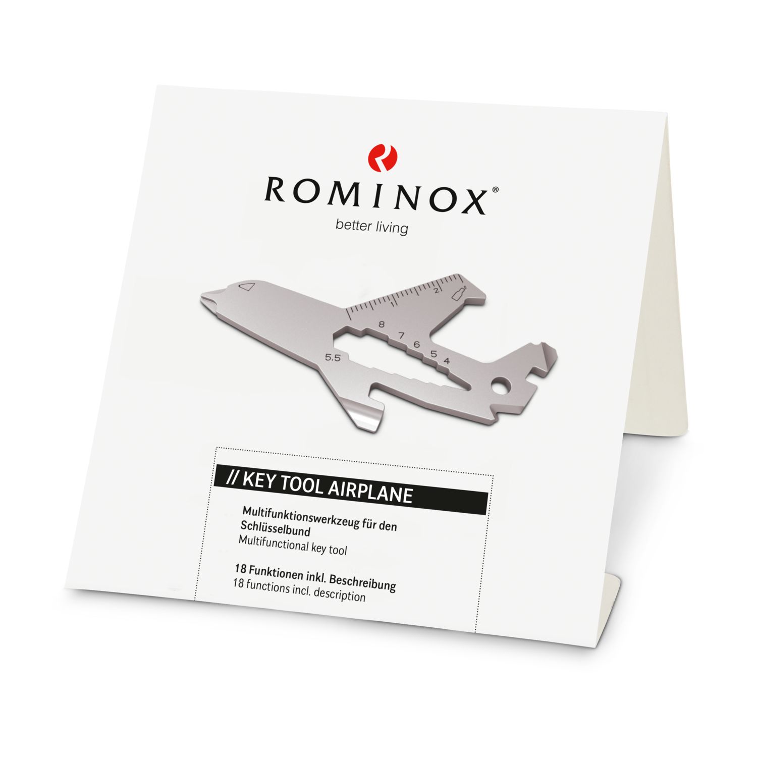 ROMINOX® Key Tool Airplane (18 Funktionen) Frohe Ostern 2K2110g