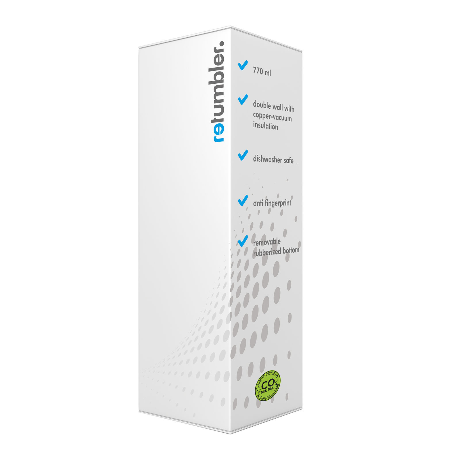 Thermotrinkflasche RETUMBLER-DRINQEO 770