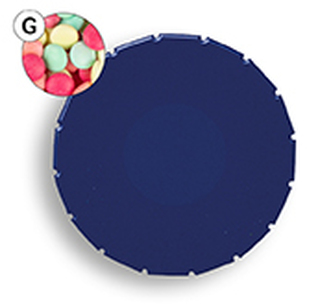 Super Mini Clic Clac Box 12 g Fruities PMS Reflex Blue