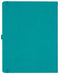 Notizbuch Style Large im Format 19x25cm, Inhalt blanco, Einband Slinky in der Farbe Turquoise