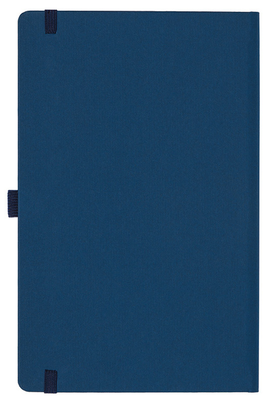 Notizbuch Style Medium im Format 13x21cm, Inhalt kariert, Einband Fancy in der Farbe Royal Blue