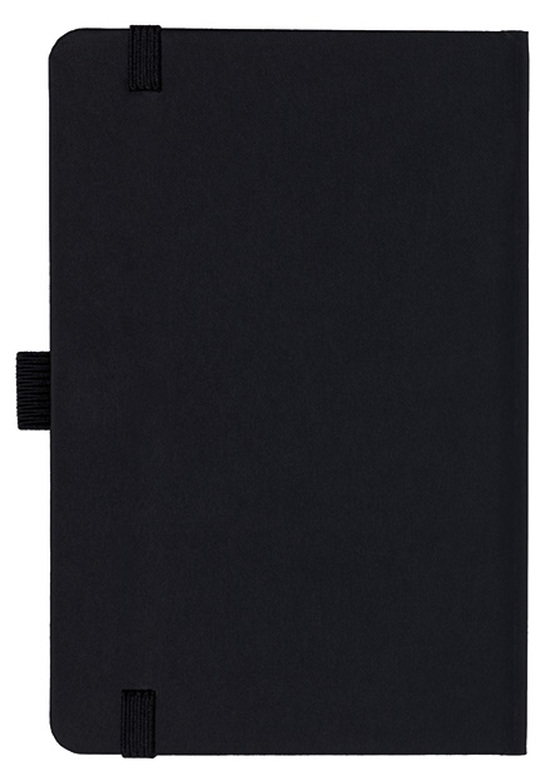 Notizbuch Style Small im Format 9x14cm, Inhalt blanco, Einband Fancy in der Farbe Black