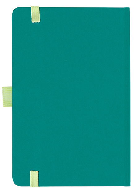 Notizbuch Style Small im Format 9x14cm, Inhalt blanco, Einband Fancy in der Farbe Laguna