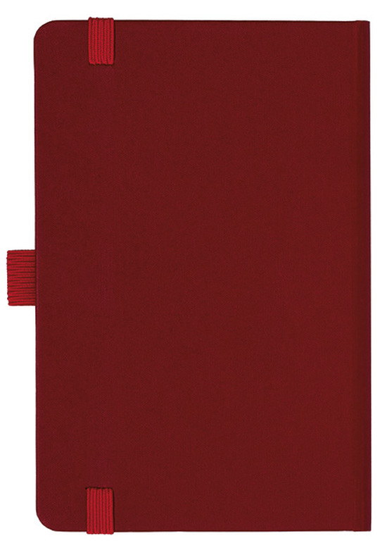 Notizbuch Style Small im Format 9x14cm, Inhalt liniert, Einband Fancy in der Farbe Ruby Red