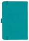 Notizbuch Style Small im Format 9x14cm, Inhalt liniert, Einband Slinky in der Farbe Turquoise