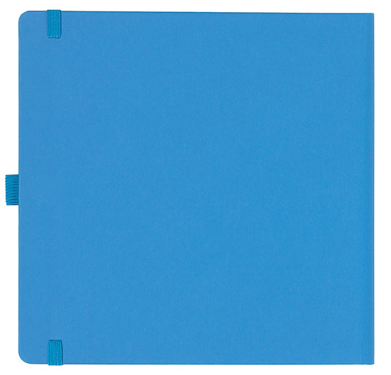 Notizbuch Style Square im Format 17,5x17,5cm, Inhalt blanco, Einband Fancy in der Farbe China Blue