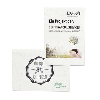 Samenpapier DIN A7 - 7,4 x 10,5 cm - Blumenmischung 4/0-c